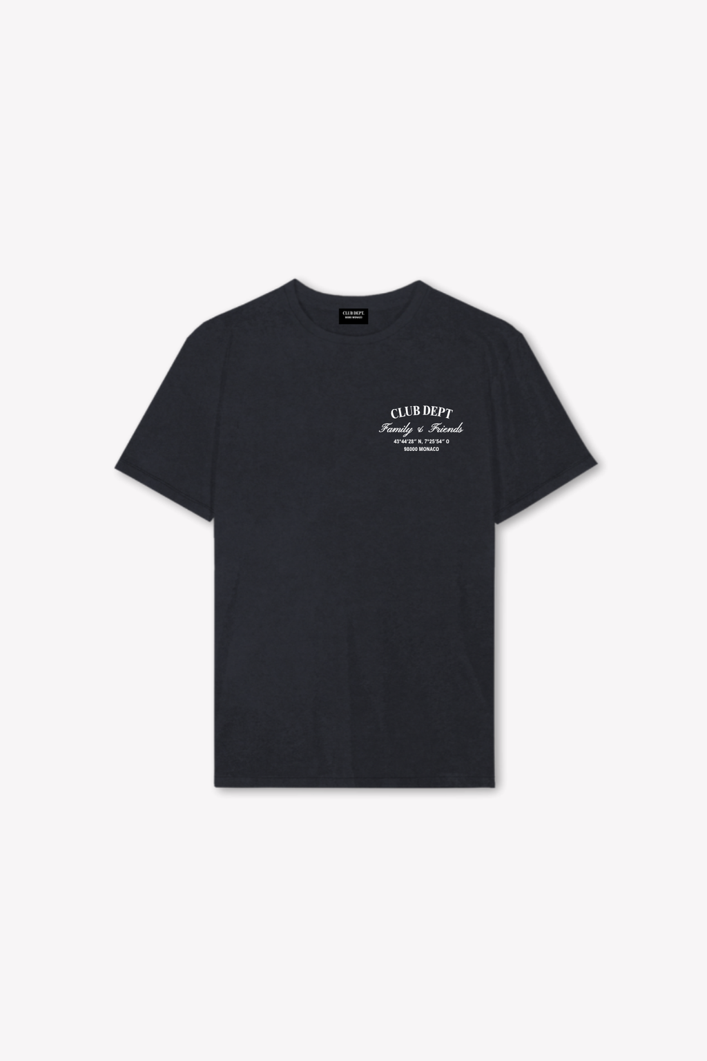 Family & Friends Essential - Heavy Shirt Washed Schwarz front