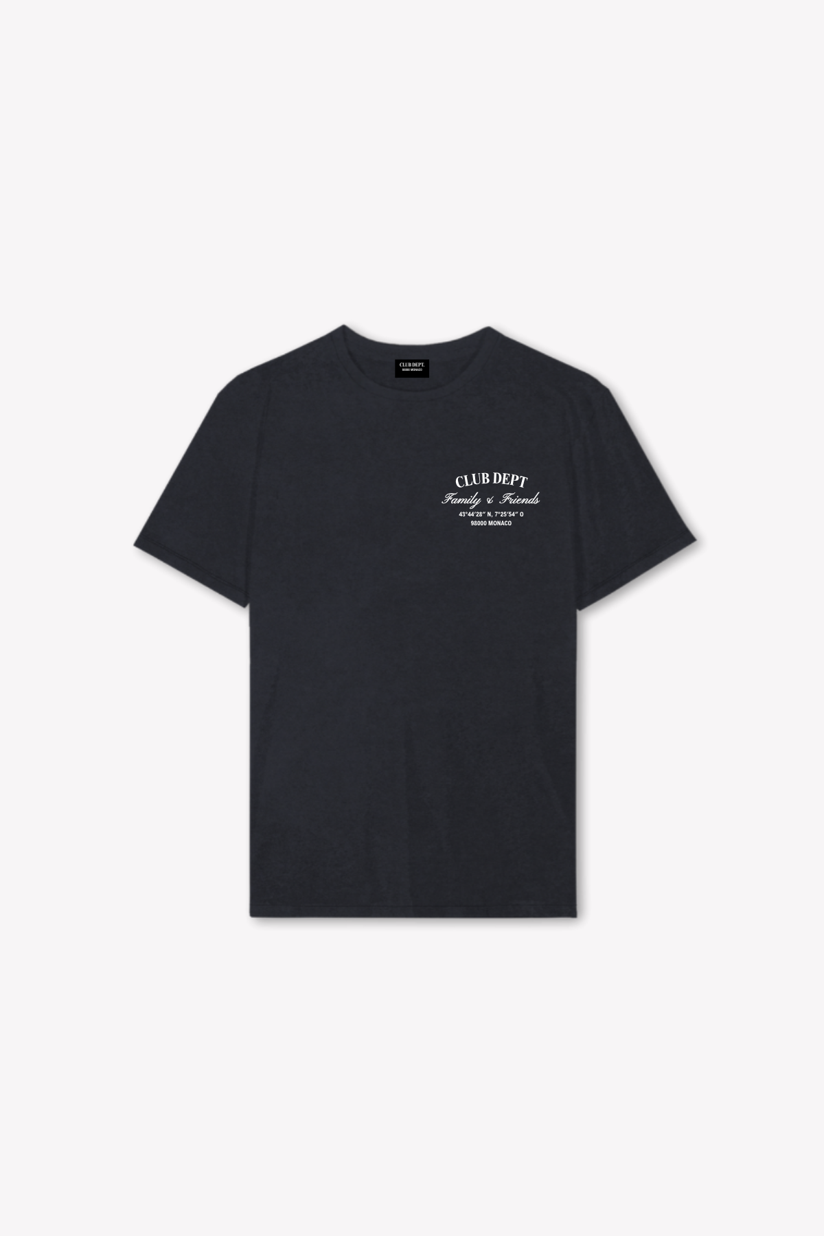 Family & Friends Essential - Heavy Shirt Washed Schwarz front