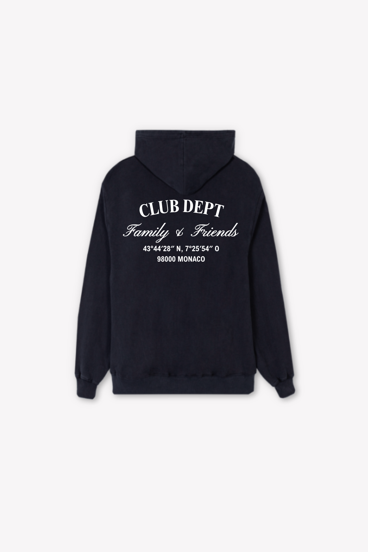Family & Friends - Heavy Hoodie Washed Black