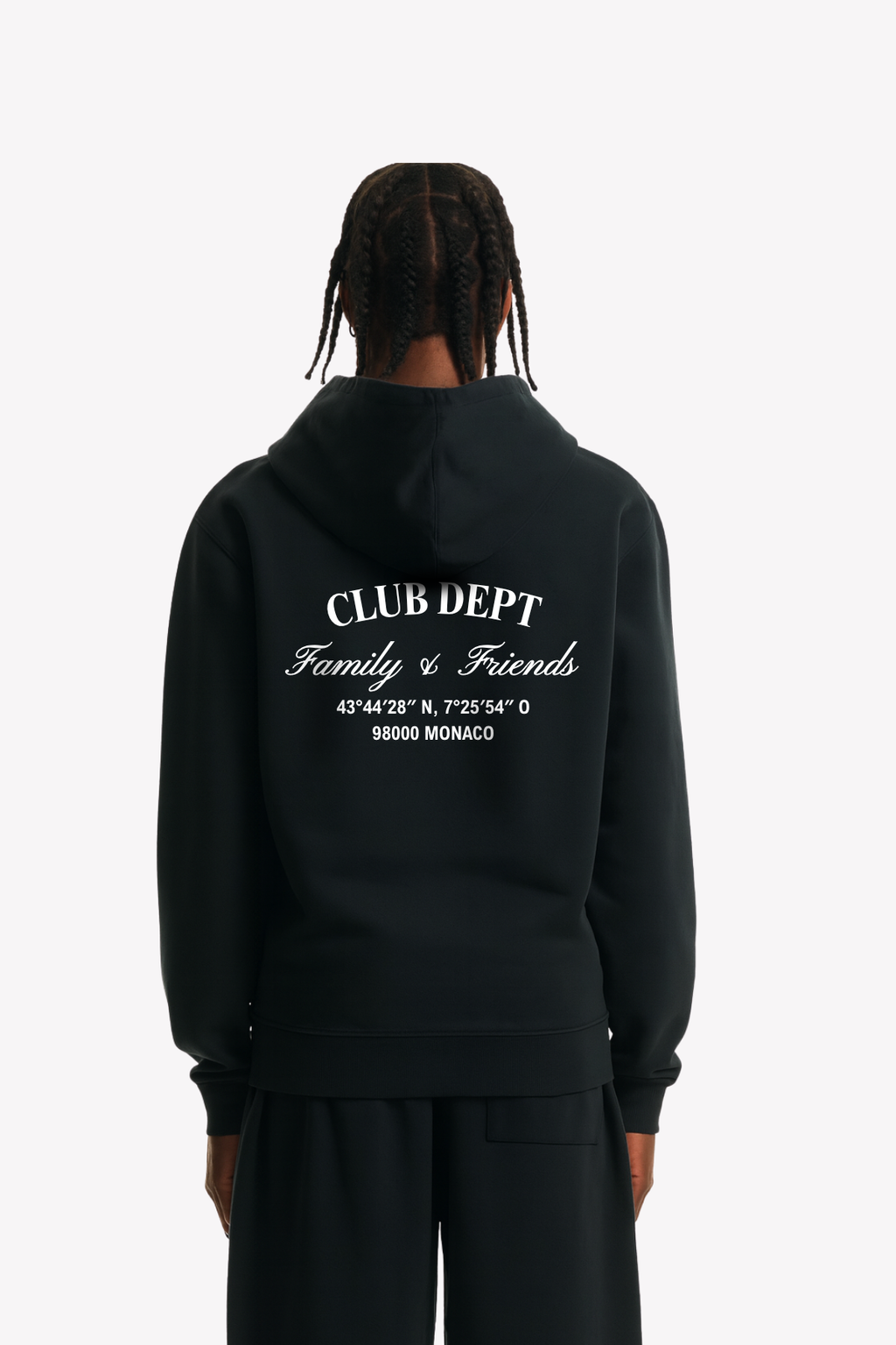 Family & Friends - Heavy Hoodie Washed Black