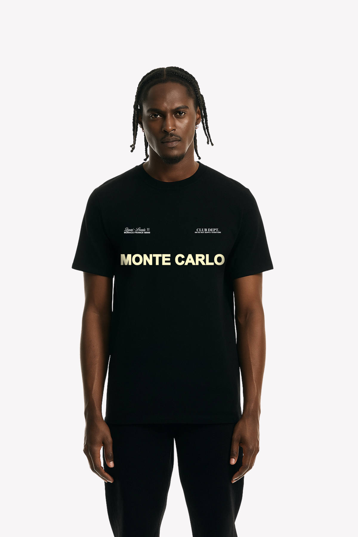 Monte Carlo - Heavy Shirt Schwarz