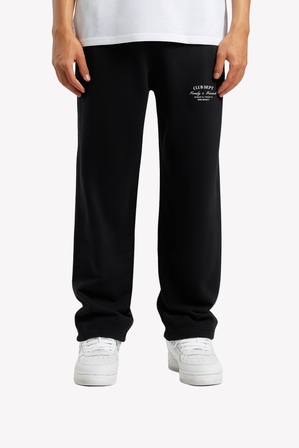 Familiy & Friends Essential - Straight Leg Sweatpants Schwarz