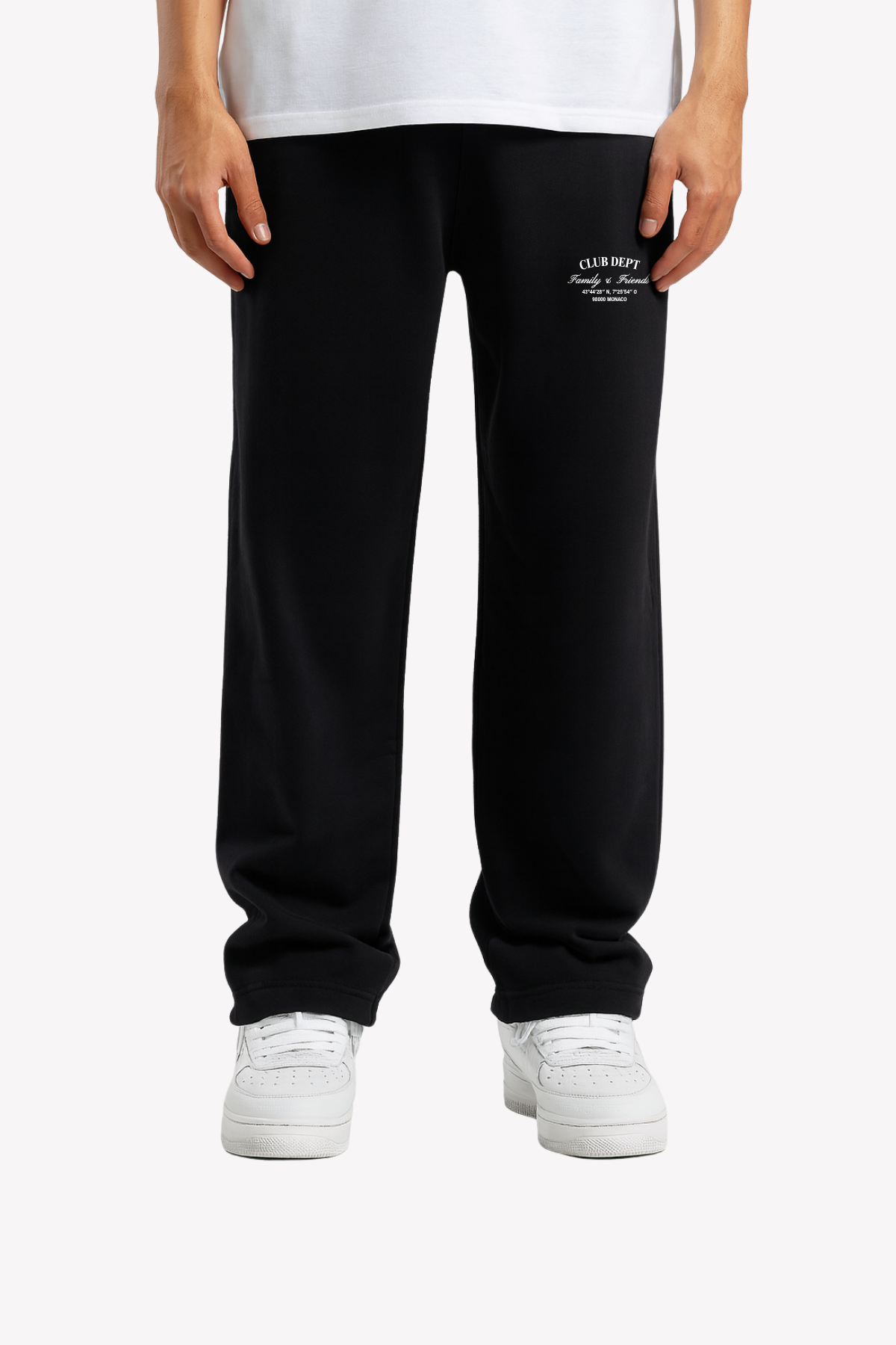 Familiy & Friends Essential - Straight Leg Sweatpants Schwarz