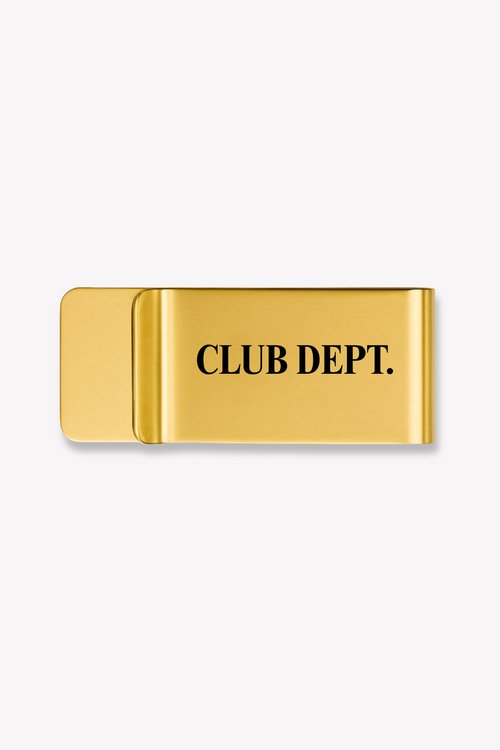 "The World Is Yours" Money Clipper - Gold