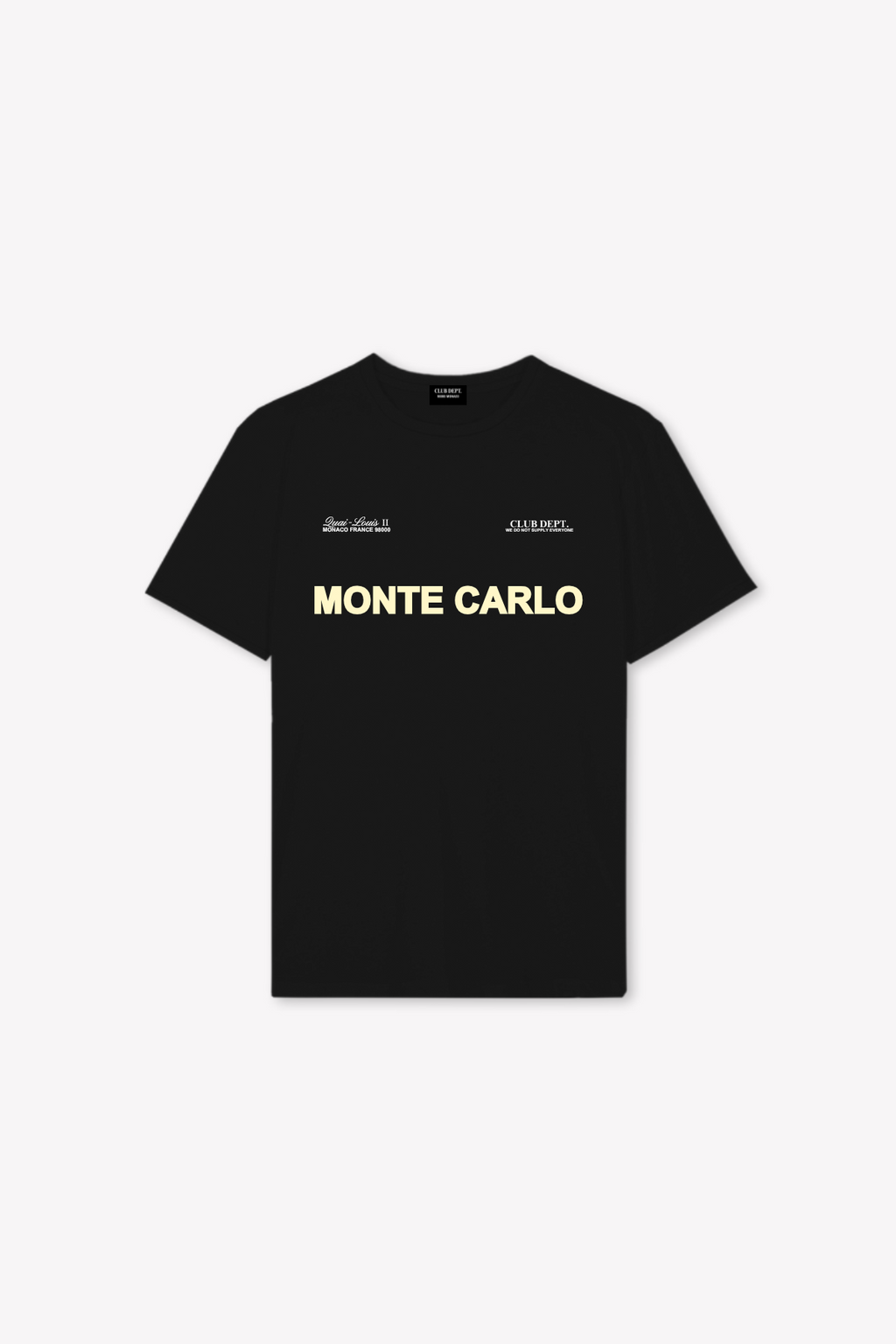 Monte Carlo - Heavy Shirt Schwarz