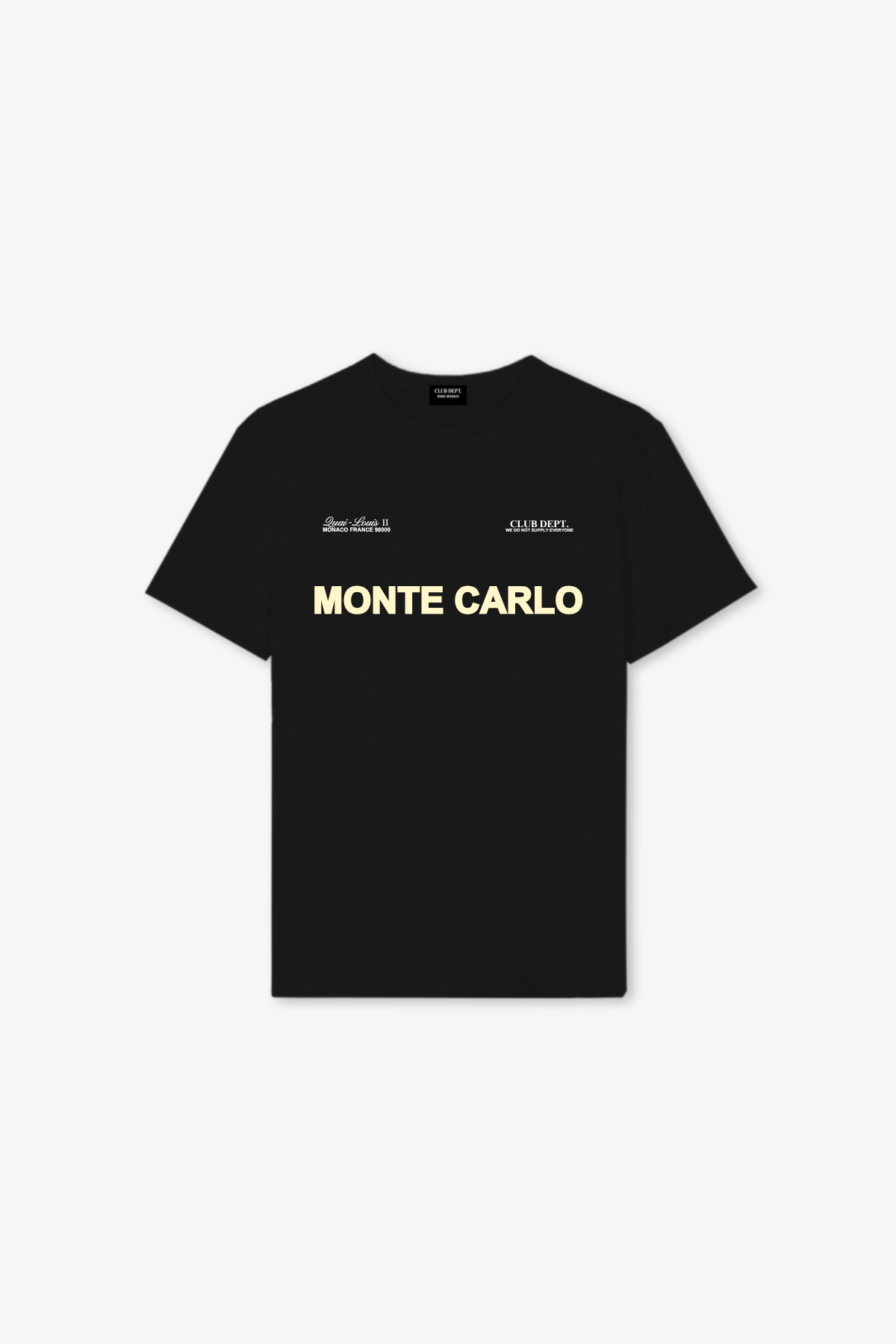 Monte Carlo - Heavy Shirt Schwarz